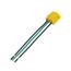 Ezlink Modular Switch Connector, 20 A, 125 Vac, 60 Hz, Single-Pole, Stranded, 3-Wire, Yellow, EZSPSWSTR