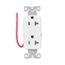 Ezlink Modular Decorator Receptacle, 20 A, 125 Vac, Tamper-Resistant, Split Control, White, EZTR6362SCW