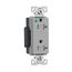 Ezlink Modular Decorator Hg Receptacle, 20 A, 125 Vac, 60 Hz, Black, 3-Wire, Tamper-Resistant, EZTR8362BK