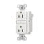 Ezlink Modular Gfci, 15 A, 125 Vac, 60 Hz, White, Three-Wire, Tamper-Resistant, EZTRGF15W