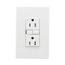 Ezlink Modular Gfci, 15 A, 125 Vac, 60 Hz, White, Three-Wire, Tamper-Resistant, EZTRGF15W