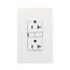 Ezlink Modular Gfci, 20 A, 125 Vac, 60 Hz, White, Three-Wire, Tamper-Resistant, EZTRGF20W