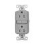 Self-Test Gfci, 15A, 125V, Gray, Slim Design, GF15GY