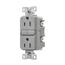 Self-Test Gfci, 15A, 125V, Gray, Slim Design, GF15GY