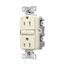 Self-Test Gfci, 15A, 125V, Light Almond, Slim Design, GF15LA