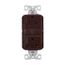 Self-Test Gfci, 20A, 125V, Brown, Slim Design, GF20B