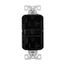 Self-Test Gfci, 20A, 125V, Black, Slim Design, GF20BK