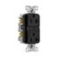 Self-Test Gfci, 20A, 125V, Black, Slim Design, GF20BK