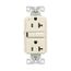 Self-Test Gfci, 20A, 125V, Light Almond, Slim Design, GF20LA