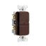 Slim Blankface Gfci Receptacle, Self-Test, #14 -10 Awg 20A 125V, Brown, Blankface, 2-Pole 3-Wire, GFD20B