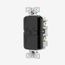 Slim Blankface Gfci Receptacle, Self-Test, #14 -10 Awg 20A 125V, Black, Blankface, 2-Pole 3-Wire, GFD20BK