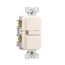 Slim Blankface Gfci Receptacle, Self-Test, #14 -10 Awg 20A 125V, Light Almond 2-Pole 3-Wire, GFD20LA
