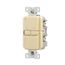 Slim Blankface Gfci Receptacle, Self-Test, #14 -10 Awg 20A 125V, Ivory, Blankface, 2-Pole 3-Wire, GFD20V