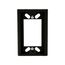 Gfci Extension Ring, 7/8 Inch Spacer, 15A, Led Accent Light, 120 Vac, Black, Single-Pole, GFER-BLK