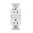 Hg Gfci, 15A, 125V, White, Slim, GFH15W