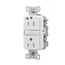Hg Gfci, 15A, 125V, White, Slim, GFH15W