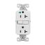 Hg Gfci, 20A, 125V, White, Slim, GFH20W