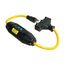 Portable Gfci 15A, #12 Awg, 2' Cord Length, 5-15, 3R, Tri Tap Plug, Auto Reset, 120V 669194, GFI11A139