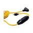 Portable Gfci, Field Wireable 15A, #12 Awg, 25' Cord Length, 5-15, 3R, Tri Tap Plug, 120V 669385, GFI11M439
