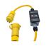 Portable Gfci, Watertight, 30A, #12 Awg, 25' Cord Length, L5-30, Locking Plug, 120V, 4X 669866, GFI13M466
