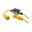 Portable Gfci, Watertight, 30A, #12 Awg, 25' Cord Length, L5-30, Locking Plug, 120V, 4X 669866, GFI13M466