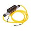 Portable Gfci, 20A, #12 Awg 25' Cord Length, Flying Leads Plug, Auto Reset, 240V, 4X{Nr9} 669965, GFI22A4NN