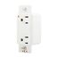Surgebloc Protection Receptacle, Stand 6" #12 Awg Leads, 15A, 340J, White Straight Blade, IG1208W