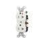 Arrow Hart Heavy-Duty Industrial Duplex Receptacle, #14-10 Awg 20A 125V Face Base, 5-20R, Duplex, IG5362W