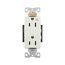 Arrow Hart Industrial Duplex Receptacle, #14-10 Awg 15A 125V, Duplex, IG6262W