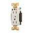 Arrow Hart Duplex Receptacle, #14-10 Awg 15A, Healthcare 125V Face Base, Duplex, IG8200W