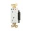 Arrow Hart Duplex Receptacle, #14-10 Awg 15A, Healthcare 125V, Duplex, IG8262W