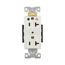 Arrow Hart Heavy-Duty Duplex Receptacle, #14-10 Awg 20A, 125V Face Base, 5-20R, Duplex, IG8300W