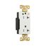 Arrow Hart Duplex Receptacle, #14-10 Awg 20A, Healthcare 125V, 5-20R, Duplex, IG8362W