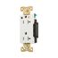 Arrow Hart Duplex Receptacle, #14-10 Awg 20A, Healthcare 125V, 5-20R, Duplex, IG8362W