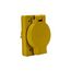 Arrow Hart Watertight Locking Receptacle, #14-8 Awg 20A, 125/250V, Black, L10-20, 3-Pole, 3-Wire, L1020RWBK