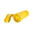Arrow Hart Watertight Locking Connector, #18-10 Awg 30A, 125/250V, Back, L10-30, 3-Pole, 3-Wire, L1030CW