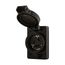 Arrow Hart Watertight Locking Receptacle, #14-8 Awg, 30A, 125/250V, L10-30, 3-Pole, 3-Wire, L1030RW