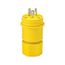 Arrow Hart Watertight Locking Plug, #18-10 Awg 20A, 250V, Back, Steel, L11-20, 3-Pole, 3-Wire, L1120PW
