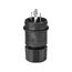 Locking Plug, #18-10 Awg, 20A, 125/250V, Black, Steel, L14-20 3-Pole 4-Wire, 0.36 To 0.84", L1420PWBK