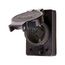 Arrow Hart Watertight Locking Receptacle, #14-8 Awg, 20A, 125/250V, Yellow, L14-20 3-Pole 4-Wire, L1420RW