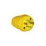 Arrow Hart Watertight Locking Plug, #18-10 Awg 30A, 125/250V, Steel, L14-30 3-Pole 4-Wire, L1430PW