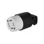 Arrow Hart Ultra Grip Locking Connector, #18-10 Awg, 20A, 250V, L15-20, 3-Pole, 4-Wire, L1520C