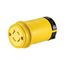 Severe Duty Locking Connector, #18-10 Awg 20A, 250V, Severe Duty, L15-20 3-Pole 4-Wire, L1520CY