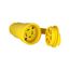 Arrow Hart Watertight Locking Connector, #18-10 Awg 30A, 250V, Steel, L15-30 3-Pole 4-Wire, L1530CW
