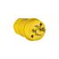 Arrow Hart Watertight Locking Plug, #18-10 Awg 20A, 480V, Steel, L16-20 3-Pole 4-Wire, L1620PW