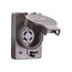 Arrow Hart Watertight Locking Receptacle, #14-8 Awg, 20A, 480V, Black, L16-20 3-Pole 4-Wire, L1620RWBK