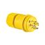 Arrow Hart Watertight Locking Plug, #18-10 Awg 20A, 120/208V, Steel, L18-20 3-Pole 4-Wire, L1820PW