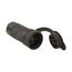 Arrow Hart Watertight Locking Connector, #18-10 Awg 20A, 277/480V, Black, L19-20, 4-Pole, 4-Wire, L1920CWBK