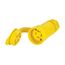 Arrow Hart Watertight Locking Connector, #18-10 Awg 30A, 347/600V, Steel, L20-30, 4-Pole, 4-Wire, L2030CW