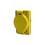 Arrow Hart Watertight Locking Receptacle, #18-10 Awg 30A, 347/600V, Black, L20-30 4-Pole, 4-Wire, L2030RWBK
